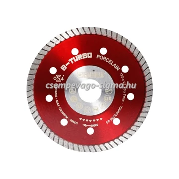 B-Turbo Gyémánt vágótárcsa 125 mm