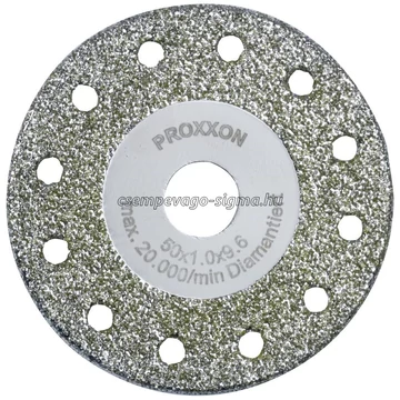 Proxxon 28557 Vágó- és profilkorong 50 mm Üveg, Porcelán, Csempe