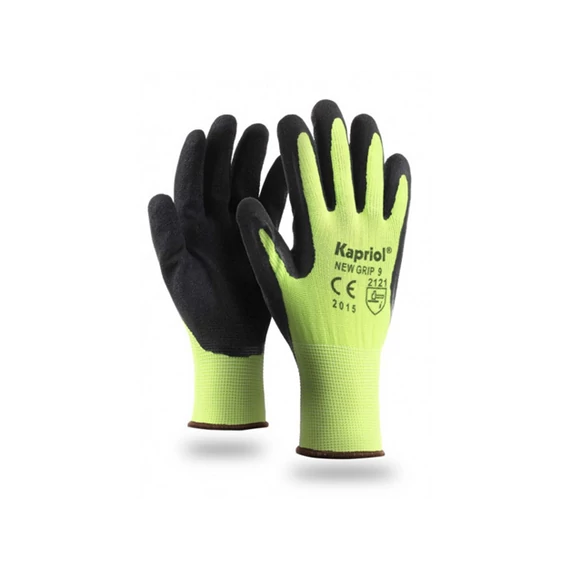 Kapriol New Grip védőkesztyű sárga-fekete
