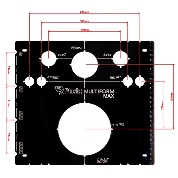 Plasko MULTIFORM MAX sablon