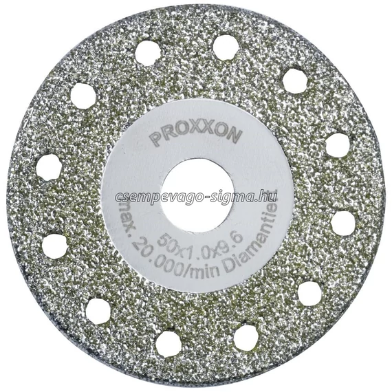 Proxxon 28557 Vágó- és profilkorong 50 mm Üveg, Porcelán, Csempe